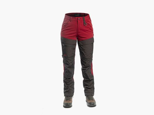 Arrak Outdoor Hybrid Pantaloni Donna Rosso Scuro - 38
