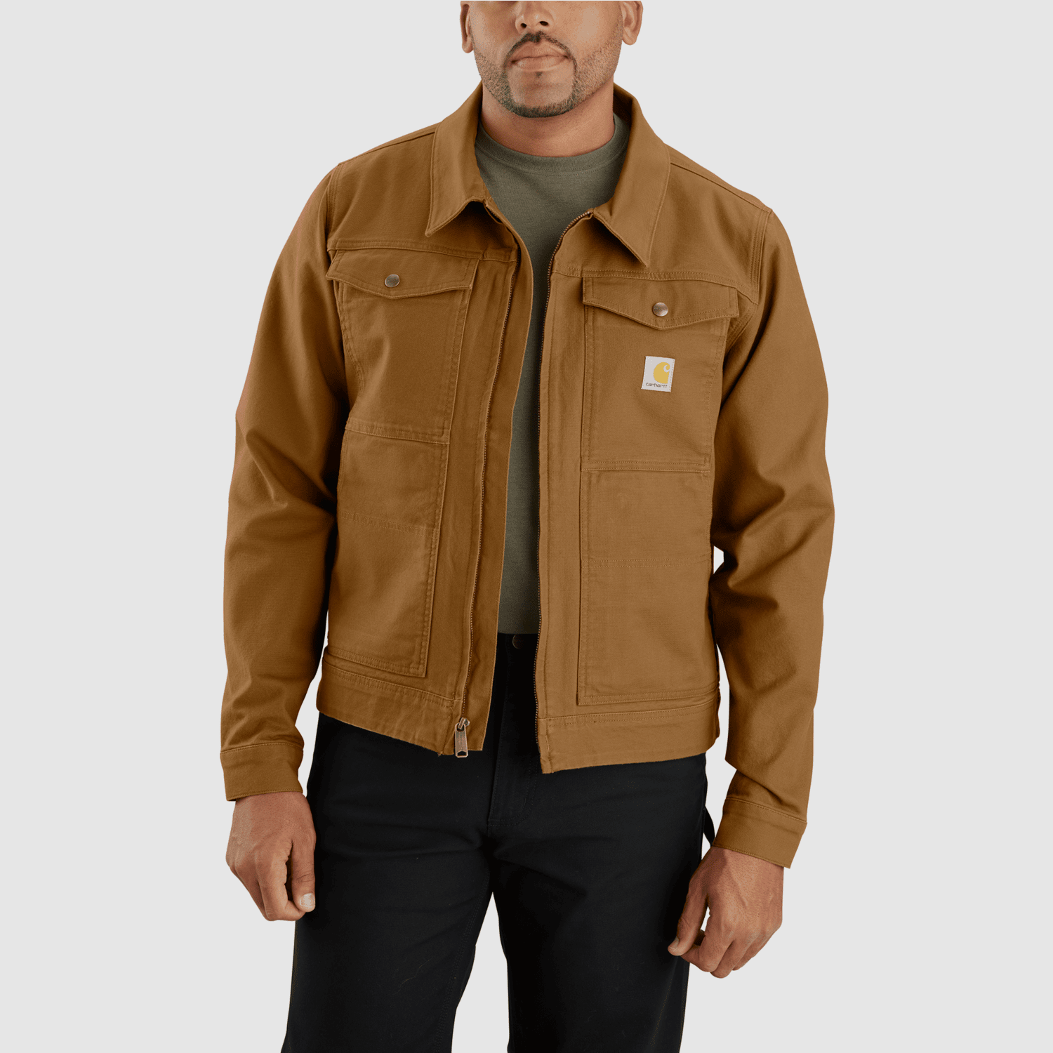 Carhartt Rugged Flex™ Duck Berwick Jacket Men Carhartt Brown XL