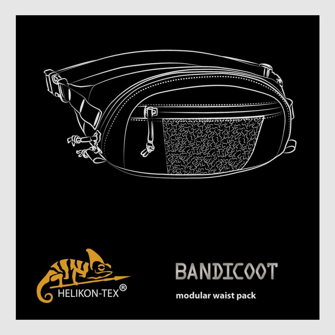 HELIKON-TEX HÜFTTASCHE BANDICOOT® WAISTPACK DESERT NIGHT CAMO
