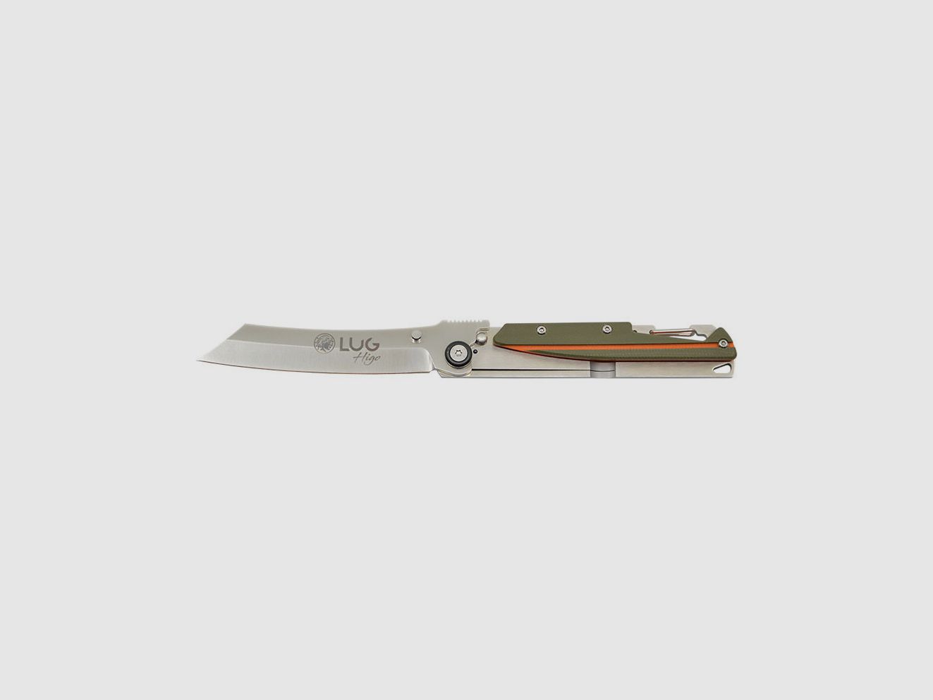 Schweizer Taschenmesser Lug SP3S khaki/orange 8,5 cm, Bild 2 von 5