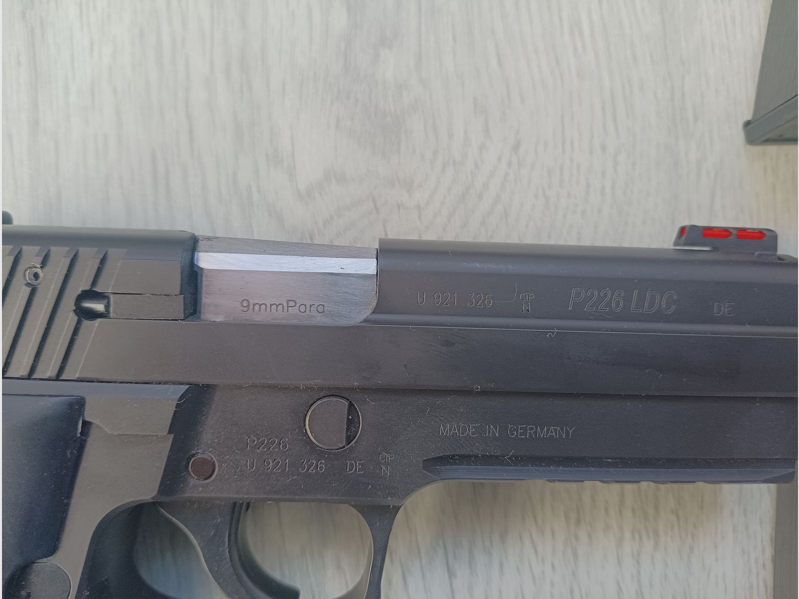 Pistol Sig Sauer P 226 LDC 9 Para with Sig Sauer exchange system 22 lr