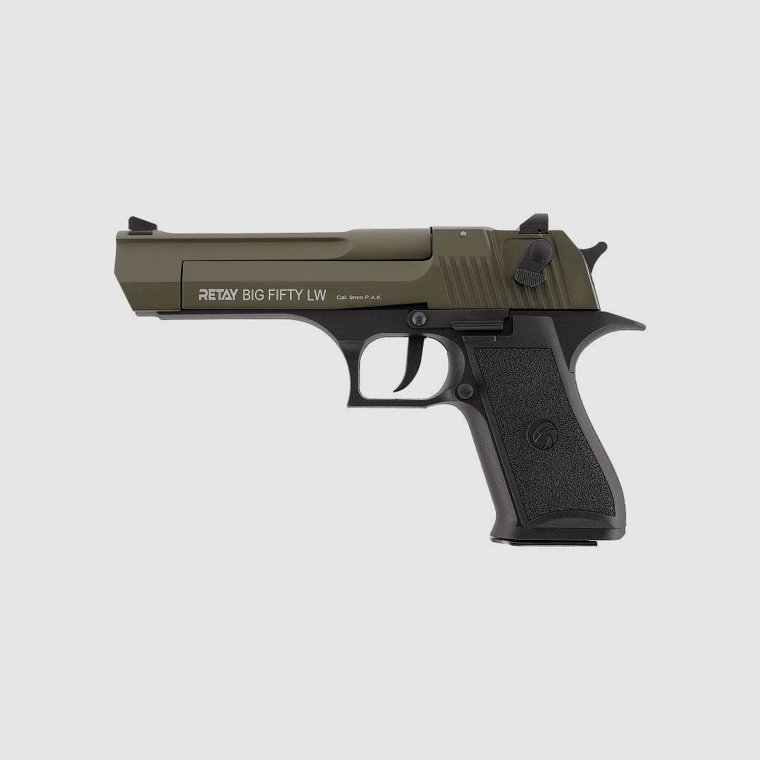 Retay Big Fifty LW blank-firing pistol 9 mm P.A.K olive, image 1 of 2