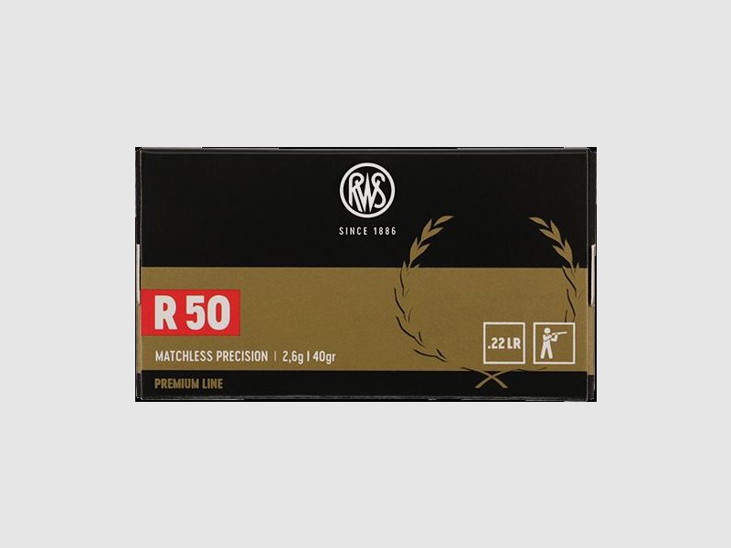 Munición RWS .22 L.R. R50 – 50 unidades