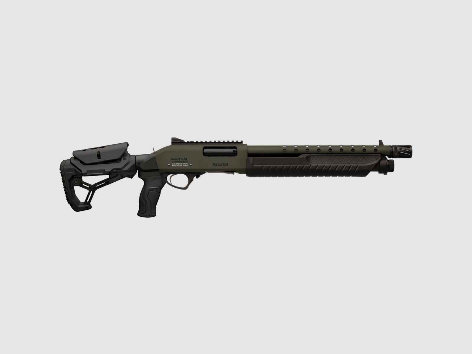Fabarm Martial O.D. Green Telescopic 14" - 534215099, zdjęcie 1 z 5
