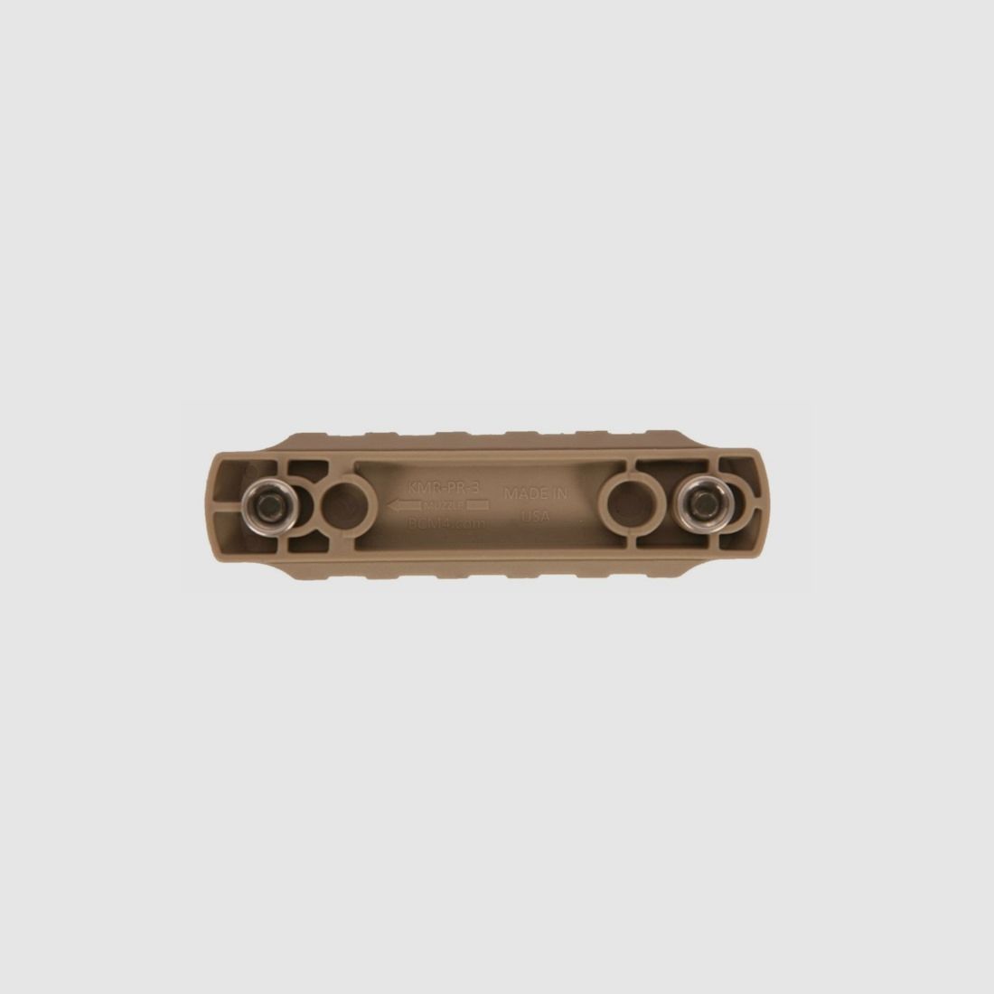 BRAVO COMPANY SECTIONS FLAT DARK EARTH BRAVO COMPANY KEYMOD PICATINNY NYLON RAIL SECTION 3 INCH FDE, image 2 sur 3