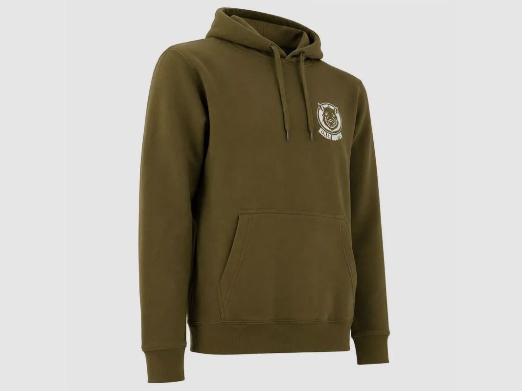 Sweat Keiler Hunter kaki 50% cotone 280g/m² logo 3, immagine 10 di 12