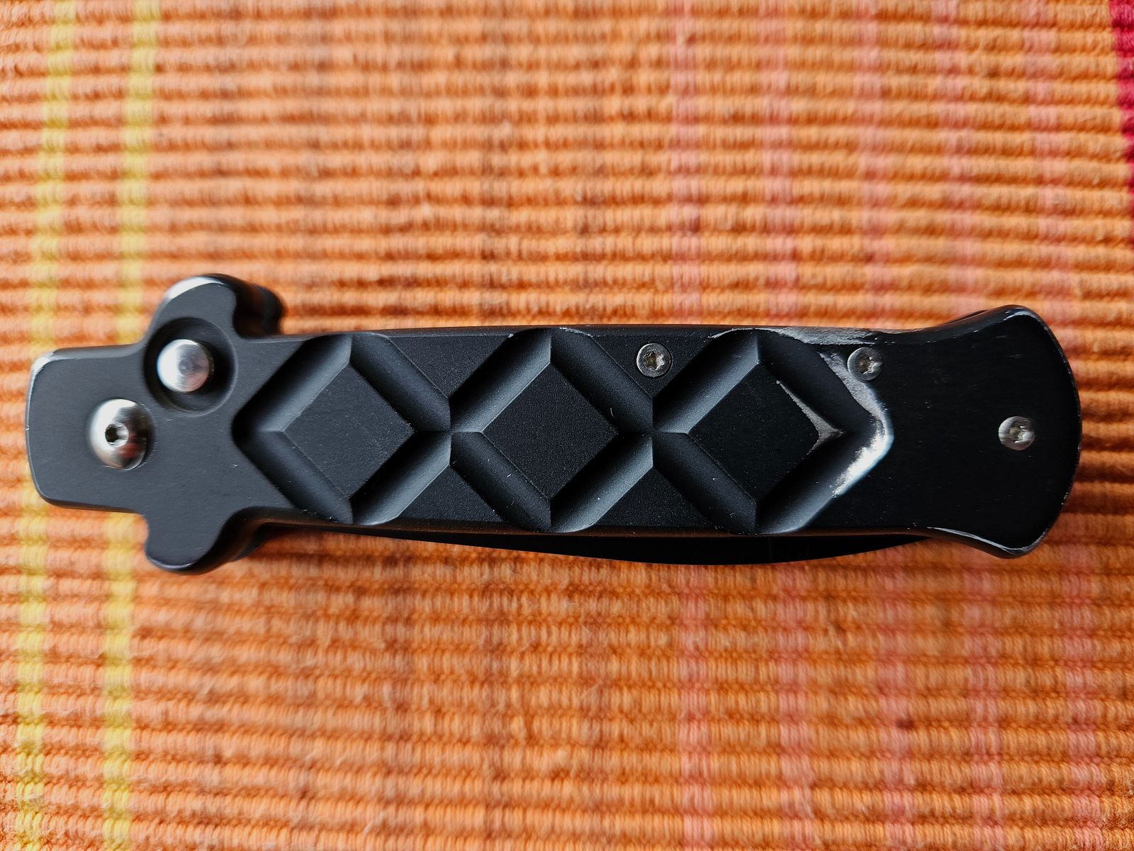 Beltrame Springmesser Coltello Scatto Tattico 3-D Nero schwarz