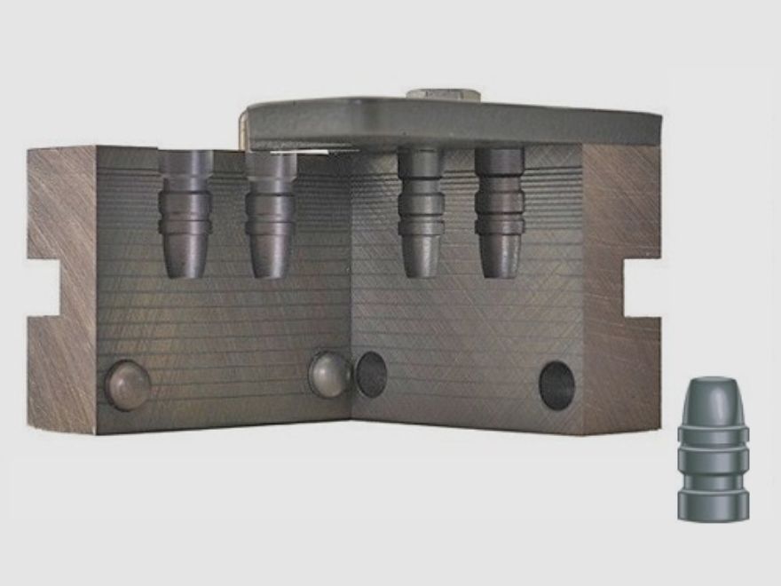 RCBS dubbele gietmal .358 / 9,1 mm 150 gr / 9,7 g 38-150-SWC semi-wadcutter kogels .358
