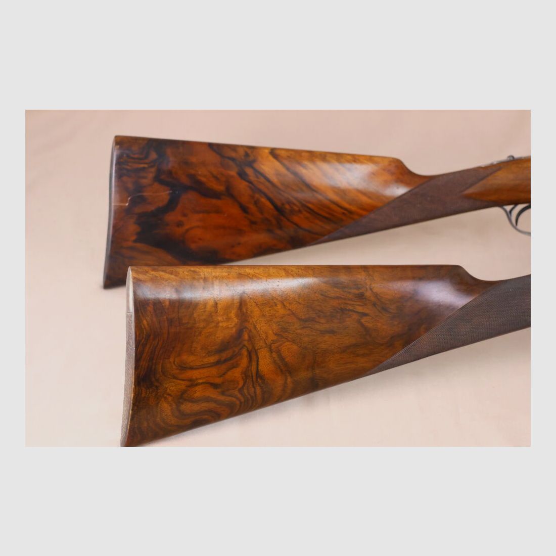 AYA - Aguirre y Aranzabal "Pair" Side Lock Shotguns / manufactured according to the specifications of Augustinus von Papen!!