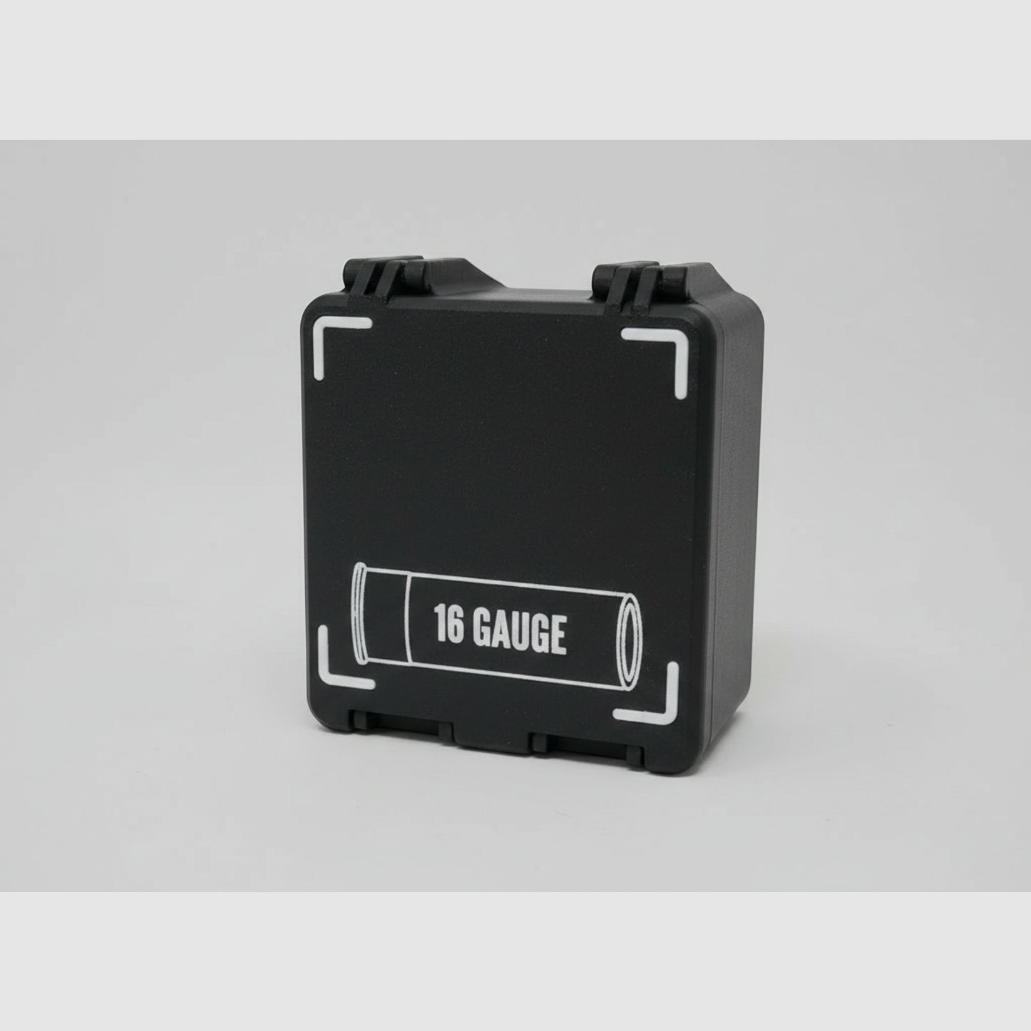 Filamelt Munitionsbox / 12 Gauge (.12/76 & .12/89) / 'Klapp- / Rastdeckel' / Patronenbox, Ammo Box