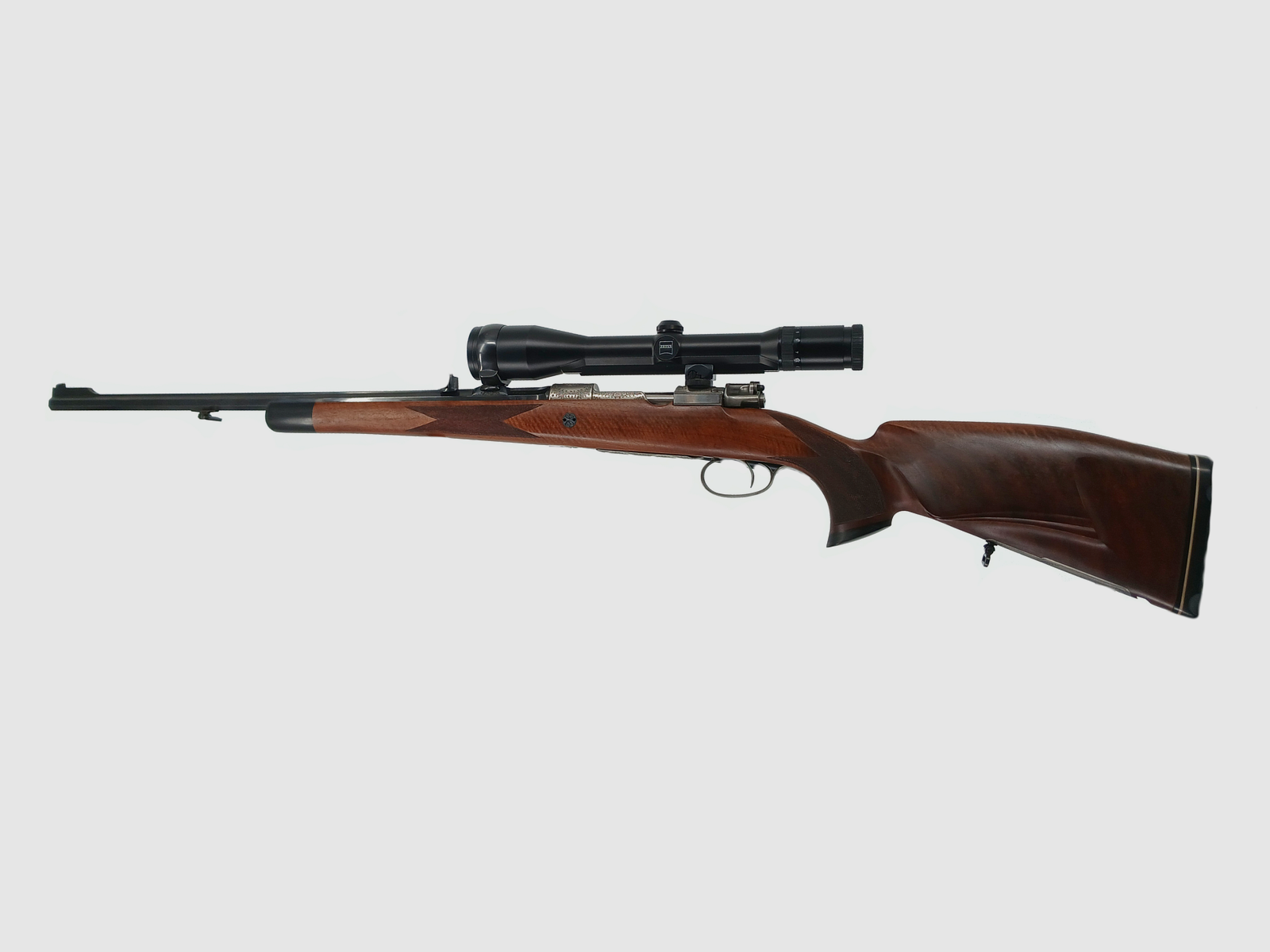 Bellissimo fucile a ripetizione Hadler Exklusiv 9,3×62 con Zeiss Davari ZM 2,5-10×48 T, immagine 2 di 5