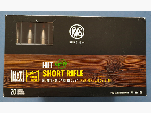 RWS Hit Short Rifle .308Win. 150grain