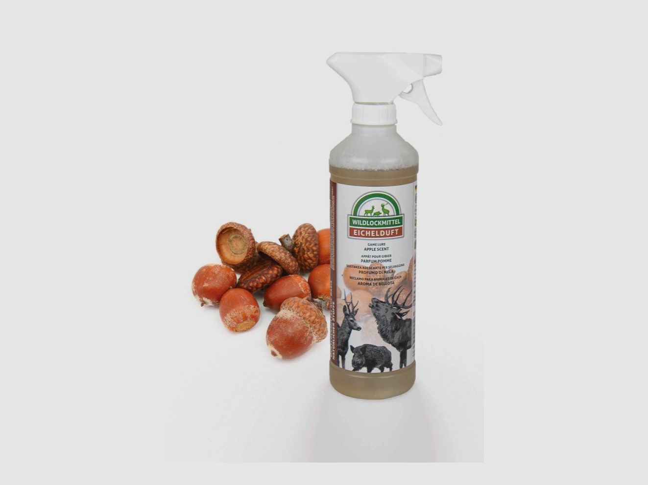 Aantrekkers Aas ca. 500 ml - spuitfles - Eikels geur