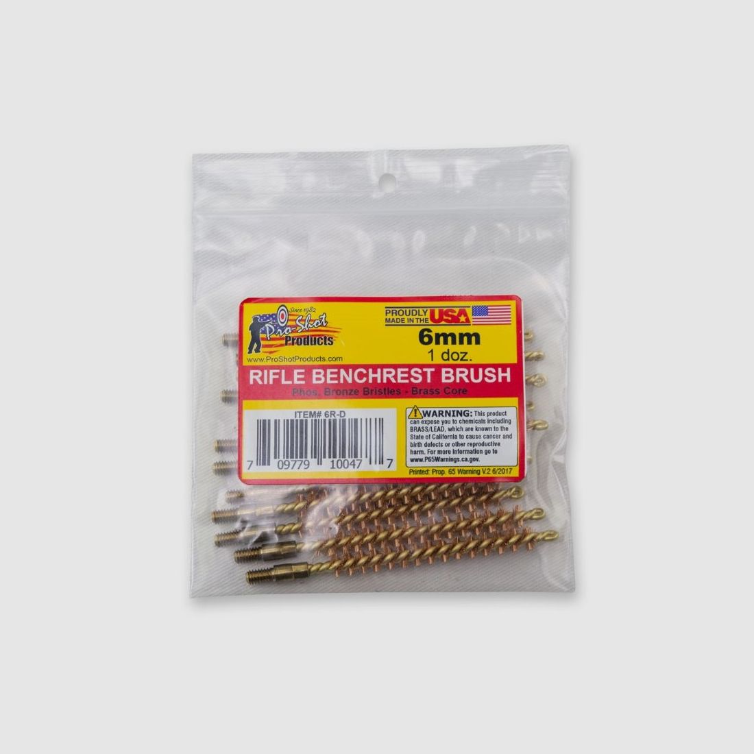 12 Laufbürsten Bronze 6mm/.243 Rifle