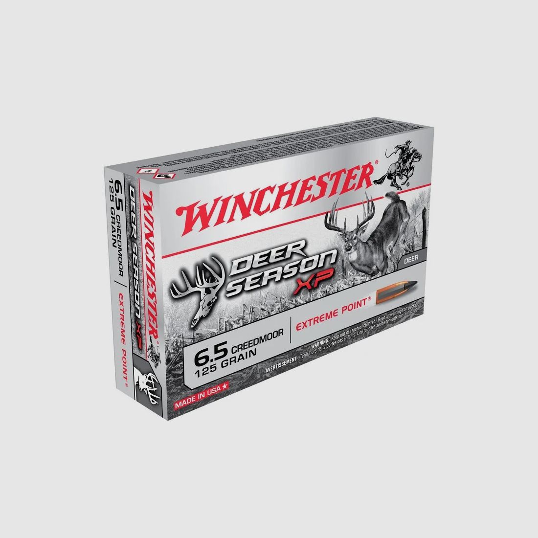 WINCHESTER .6,5 CREEDMOOR DEER SEASON 125GR Büchsenmunition