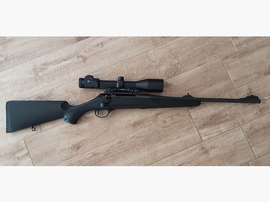 Haenel Jaeger 10 synthetic stock 8x57is with Zeiss scope