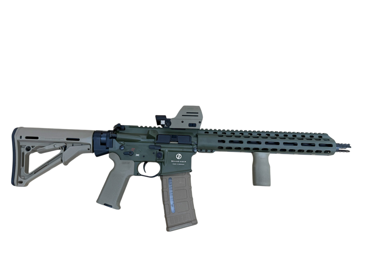 Schmeisser – Halbautomat / AR15 12.5 / .223 Rem / Special Edition OD/ FDE inkl. Falke LE, Bild 1 von 2