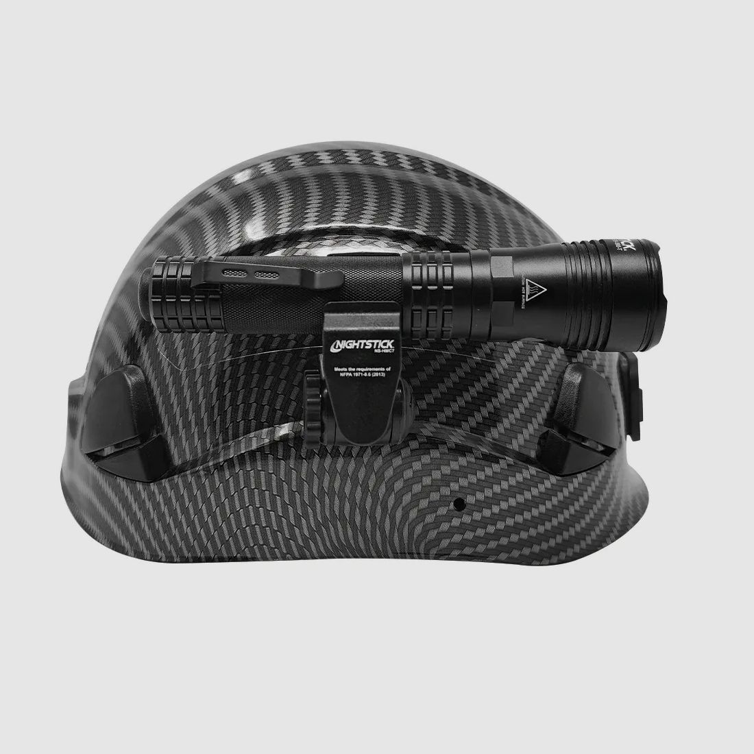 Turbo High Candela USB Dual-Light Rechargeable Tactical Flashlight (Black) Nightstick, afbeelding 2 van 9