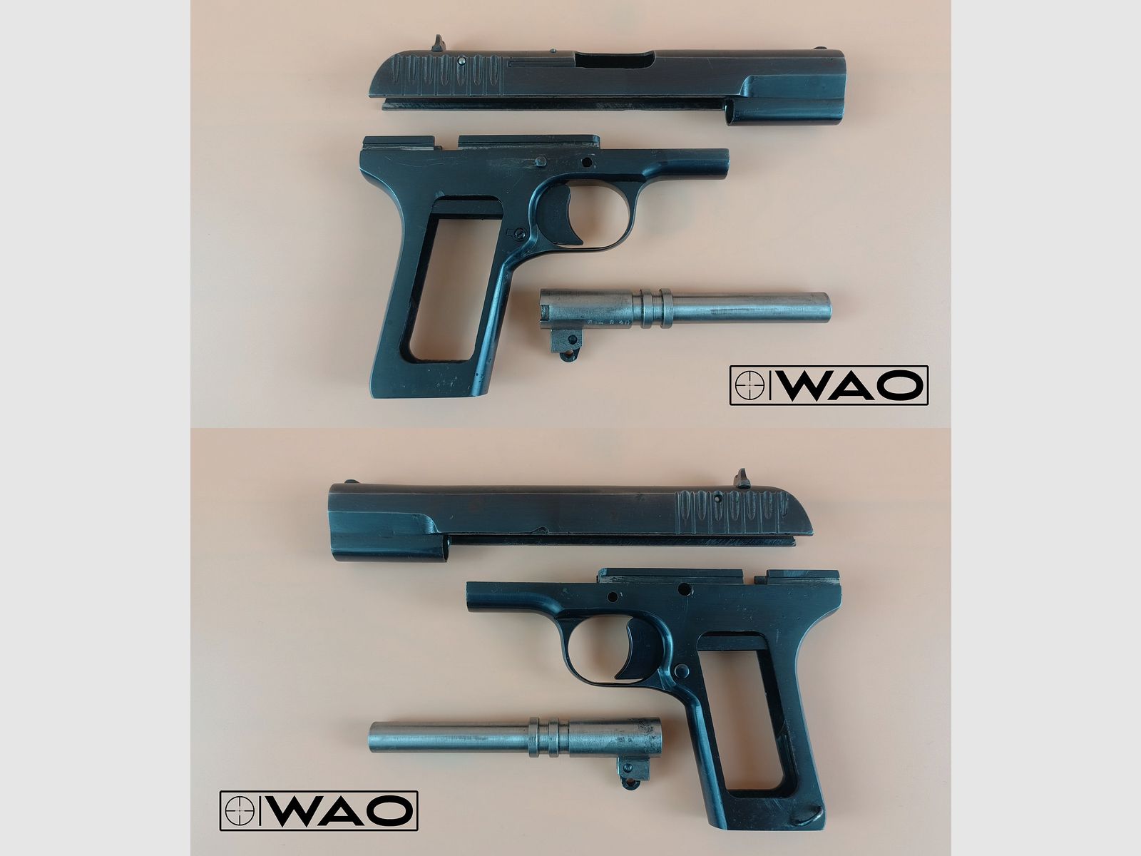 Tokarev TT-33, Kal. 7,62 x 25mm *zonder markering of stempeling - zeer zeldzaam*