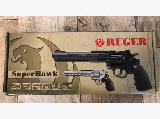 Ruger Super Hawk, Umarex, 6mm BB, CO2, Czarny, Airsoft