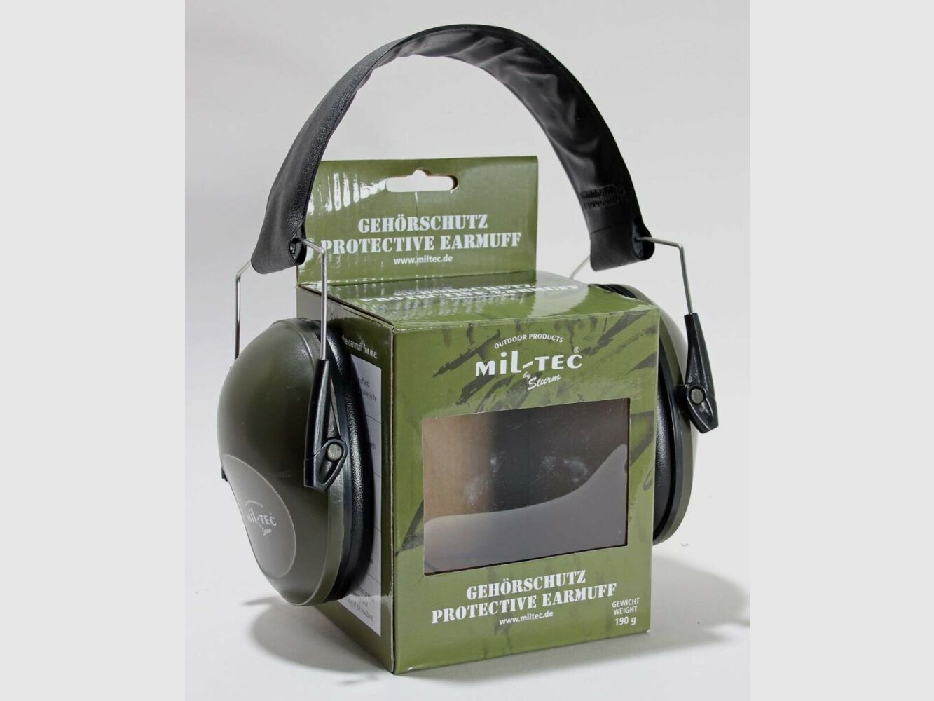 Accesorios de arma Protección auditiva Mil-Tec Oliva