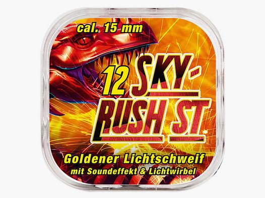 Umarex 4.1503 Sky Rush ST Signalsterne Goldener Lichtschweif mit Soundeffekt Pyro