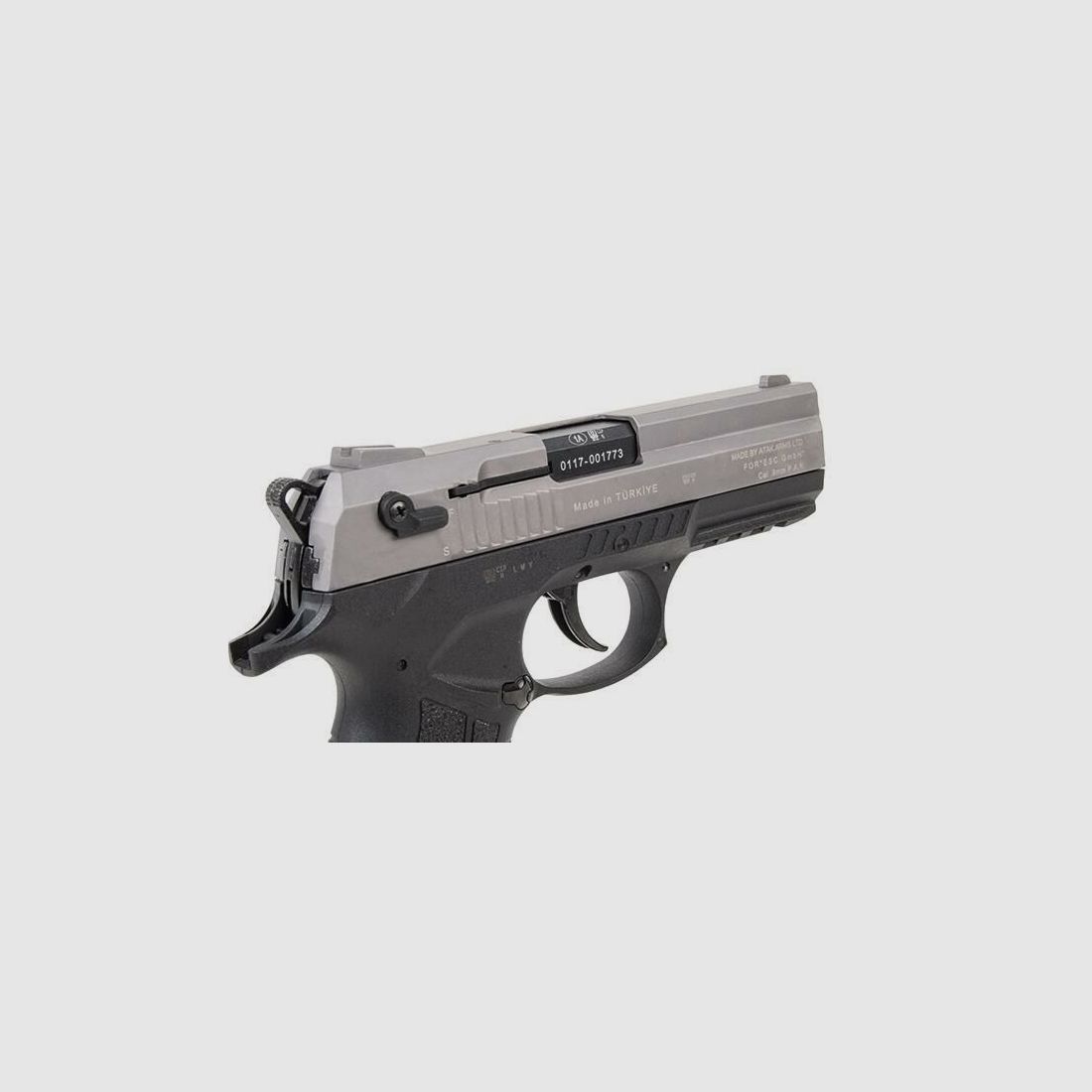 Zoraki 2918 blank firing pistol cal. 9mm P.A.K. - titanium