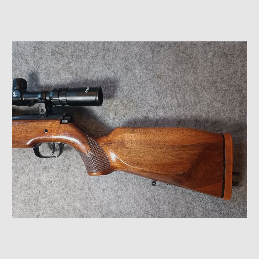 Carl Walther Ulm KK Single-shot Sport Rifle with ZF Tasco 2.5-10x42