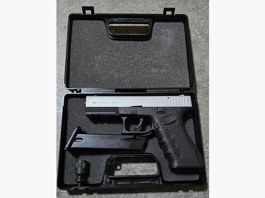 Zoraki 917 ancien PTB 1023 pistolet d'alarme 9mm PAK Silvester