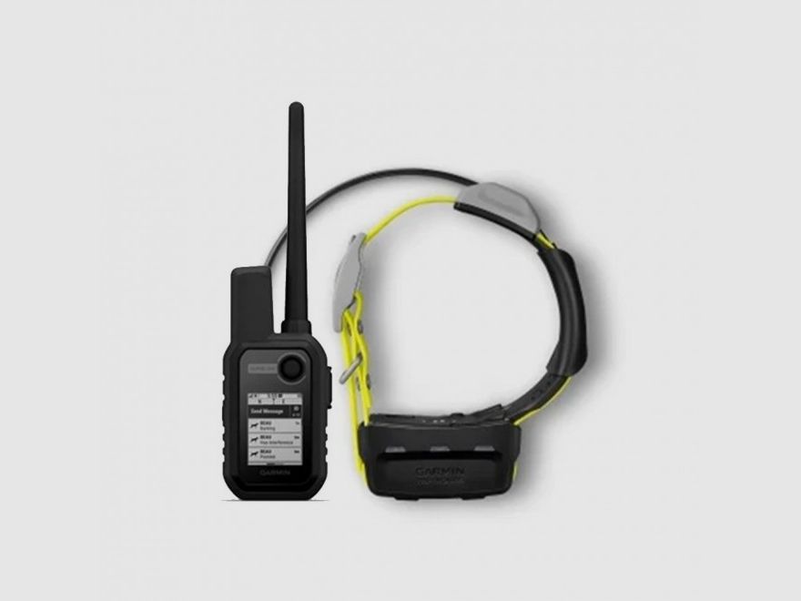 Für mehr Flexibilität bei der Jagd kann das kompakte tragbare Gerät Kit Garmin Alpha 10 K und Halsband Atemos K5 alleine, verbunden mit einem kompatiblen Smartphone oder anderen Garmin-Hundetracking-Geräten verwendet werden.