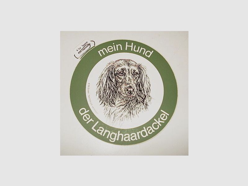 Fritzmann sticker long-haired dachshund