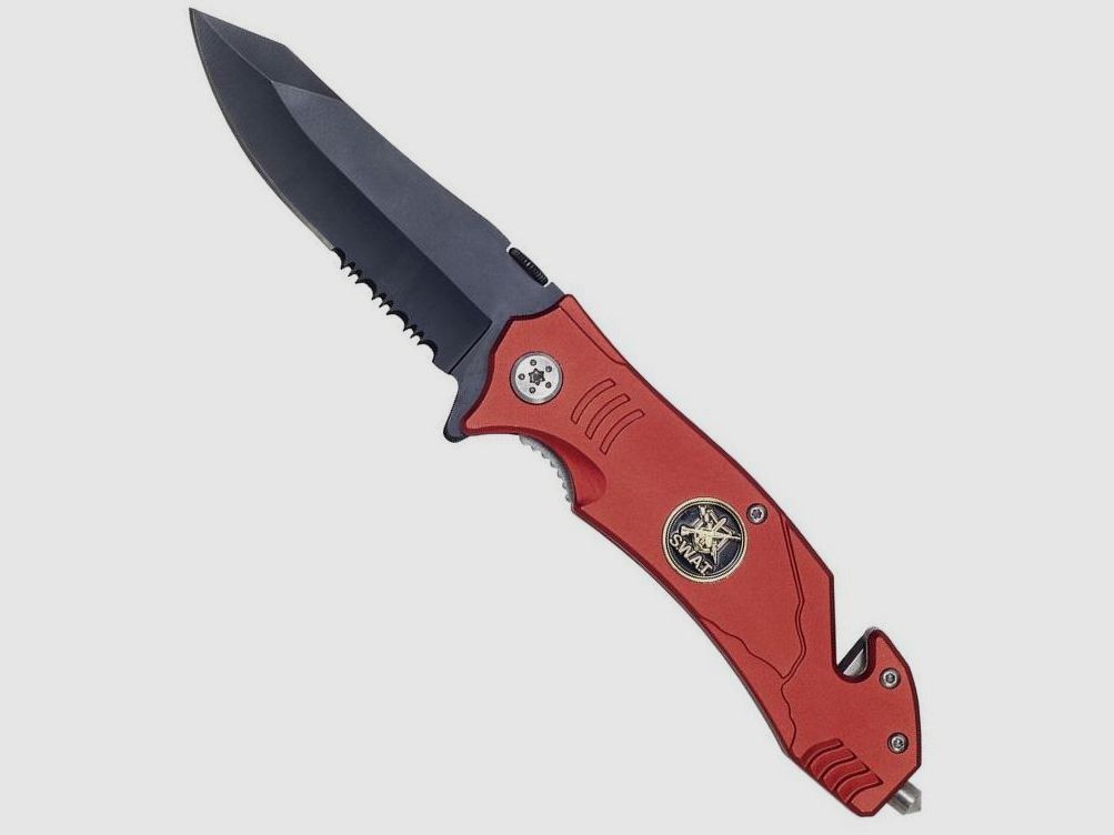Rettungsmesser Rescue Taschenmesser rot