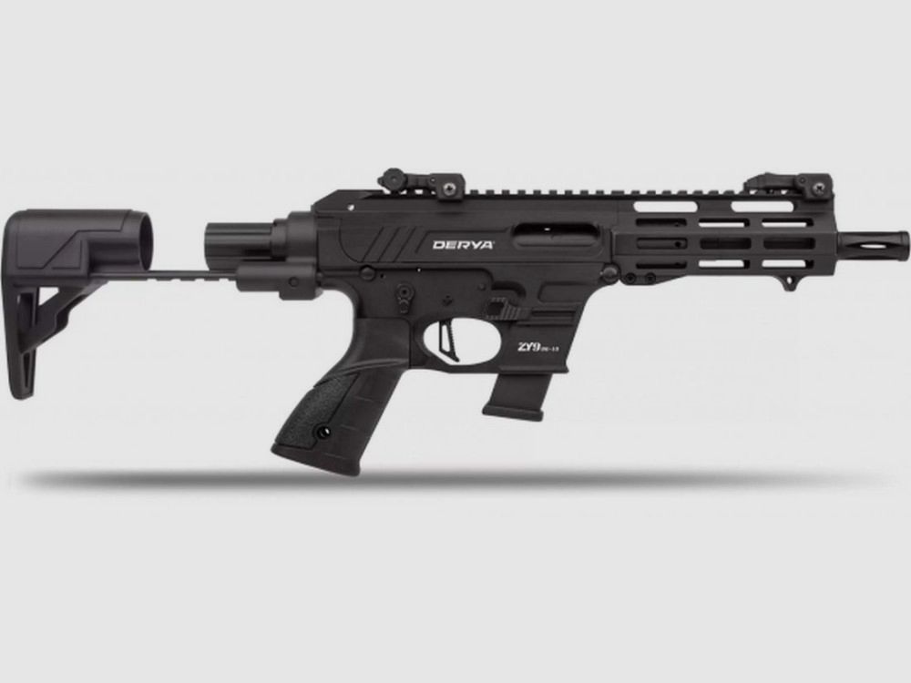 DERYA PISTOLA DS AR STOCK ZY9 C9X19