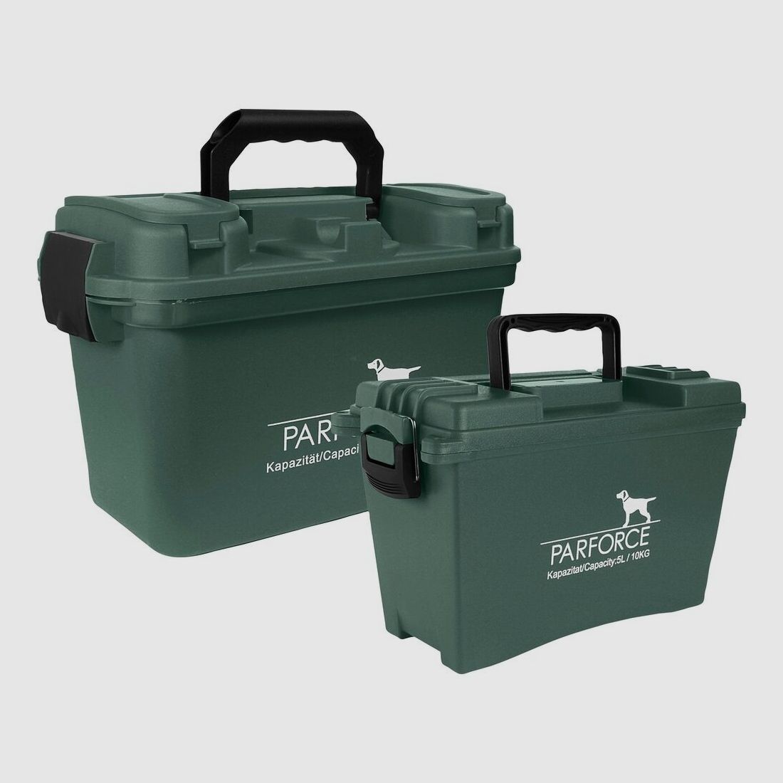 Parforce Transport- und Munitionsbox - 2er-Set Farbe Oliv