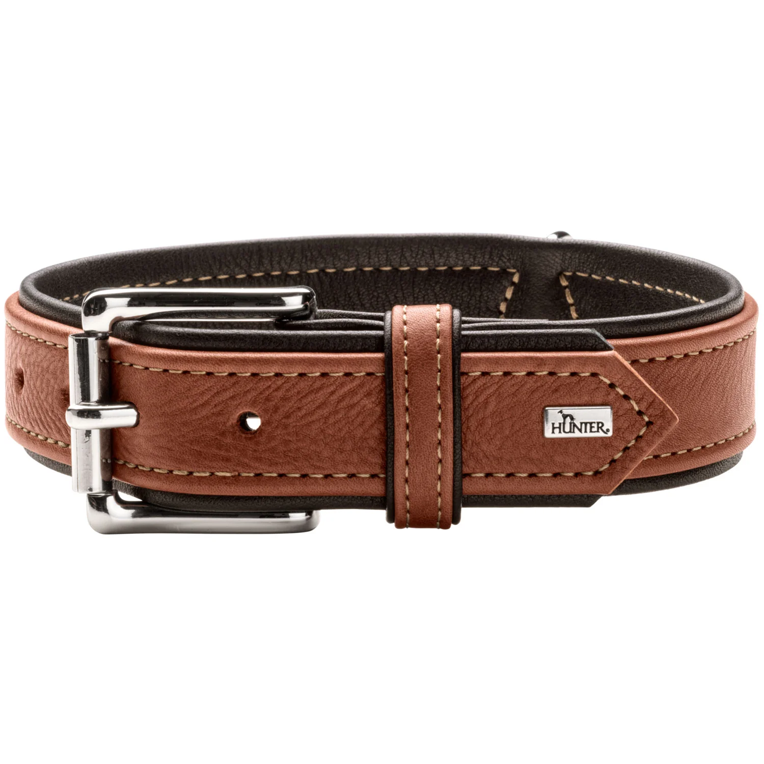 Collier Hunter Canadian Up en Cognac/Noir, image 1 sur 6