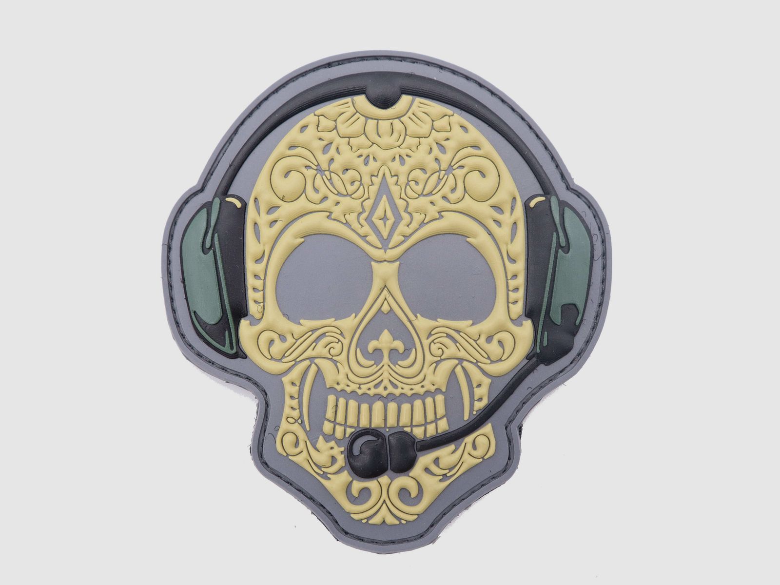 3D Rubber Patch Totenkopf Sanmaria Muerto