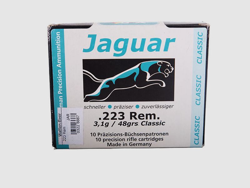 Amunicja Jaguar .223 Rem 3,1g