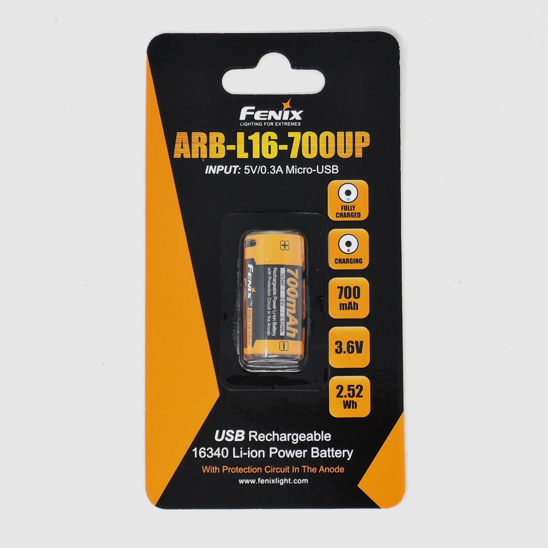 Fenix | batteria ARB-L16-700UP– 700 mAh, immagine 1 di 2
