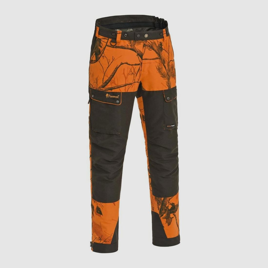 Pinewood Hose Herren Wolf Lite Camou - Camouflage/Orange  48