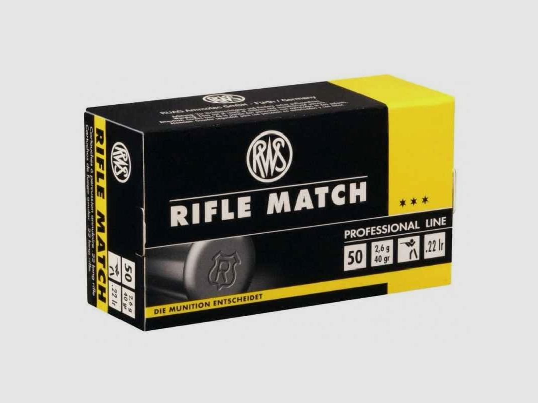 Munitions .22LR RWS RIFLE MATCH