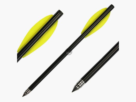 X-BOW FMA Premium Bolzen für Pistolenarmbrüste - 10er Pack - Farbe: Gelb