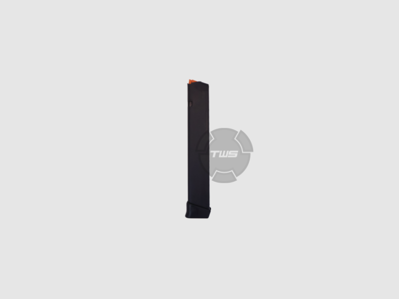 GLOCK Magazin 33 Schuss Zubringer Orange, Bild 1 von 2