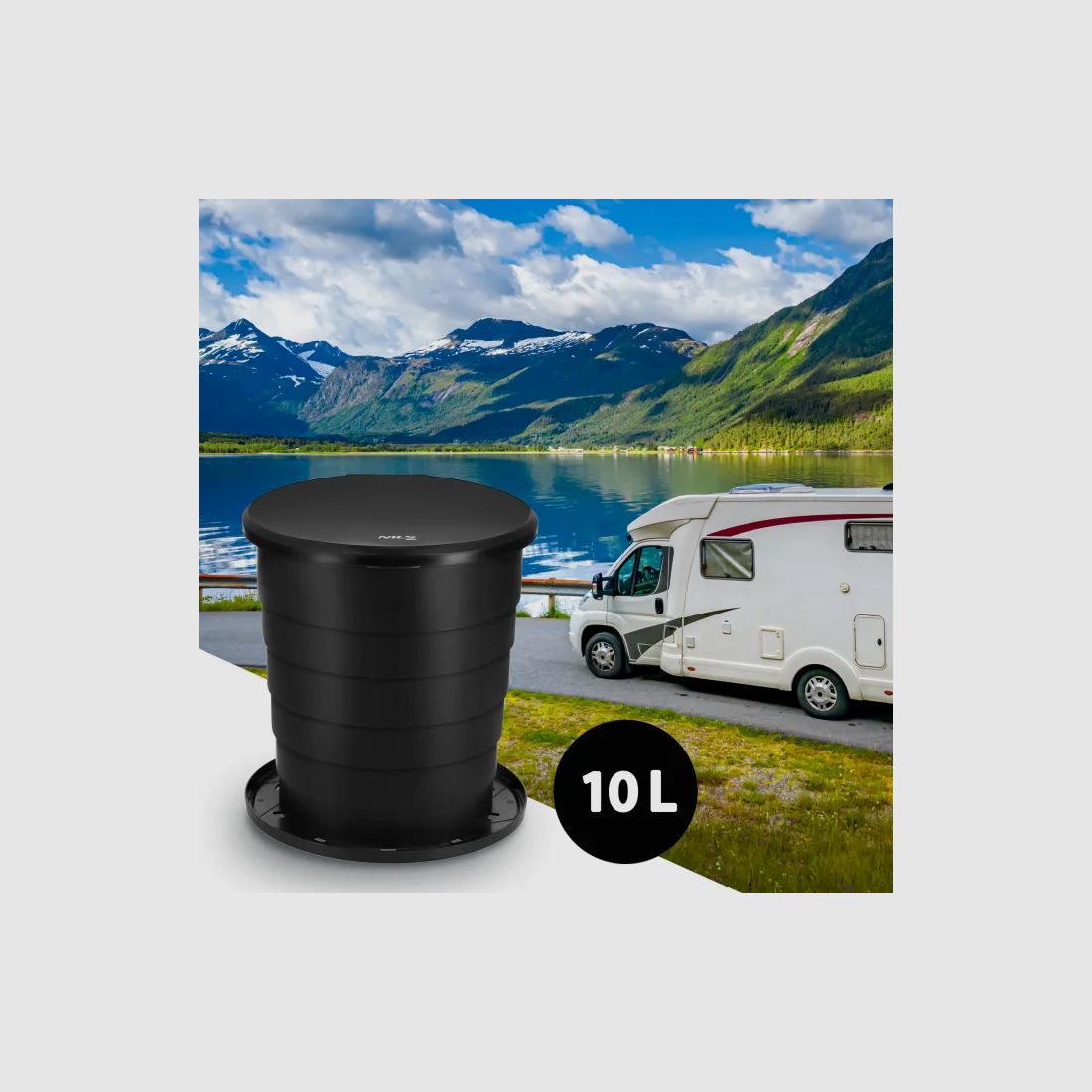 NC0024 Inodoro plegable 10 L Nils Camp