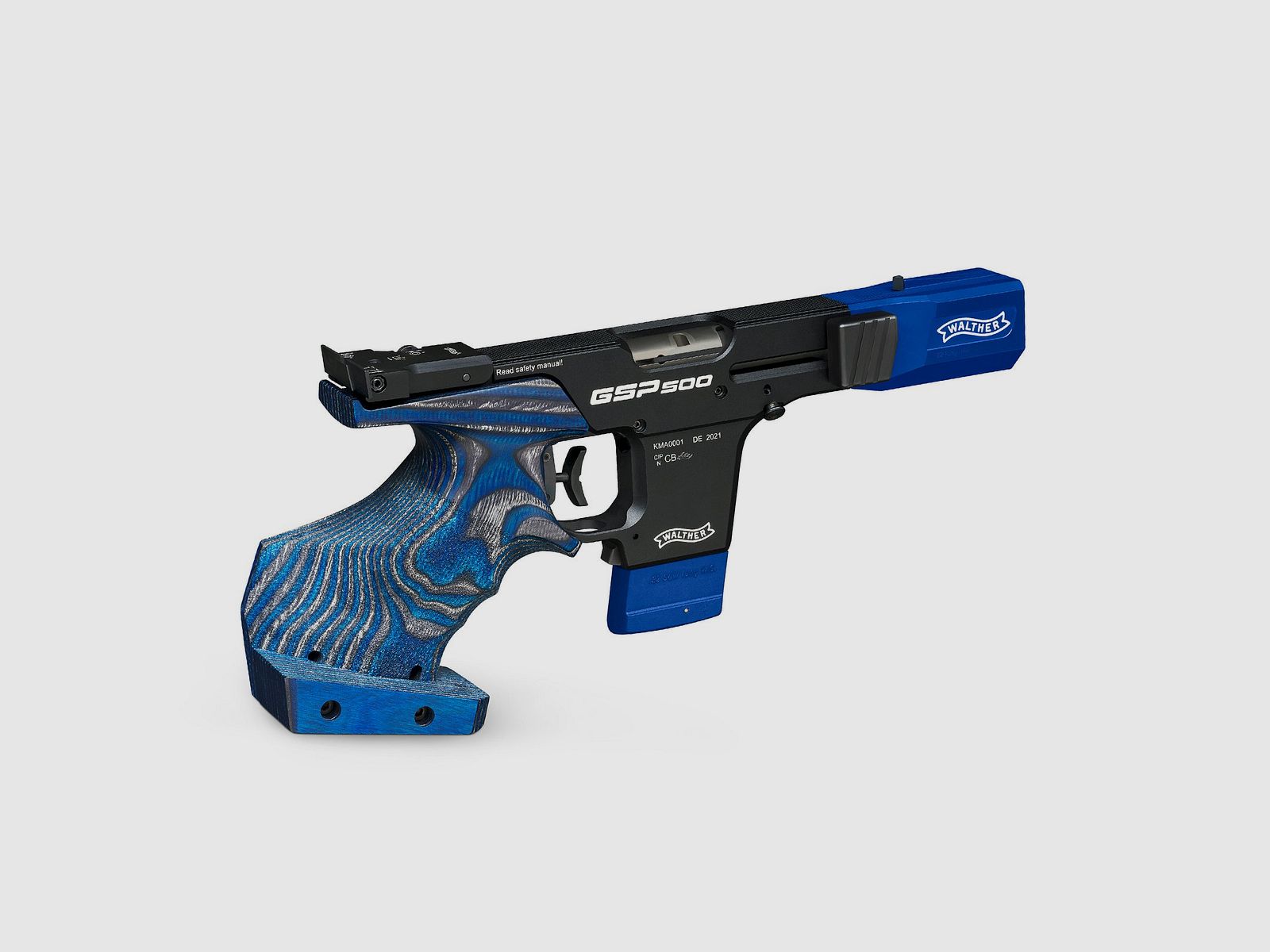 WALTHER GSP500 .32 S&W WC – linkshandig – m – conversie naar .22lr, afbeelding 3 van 3