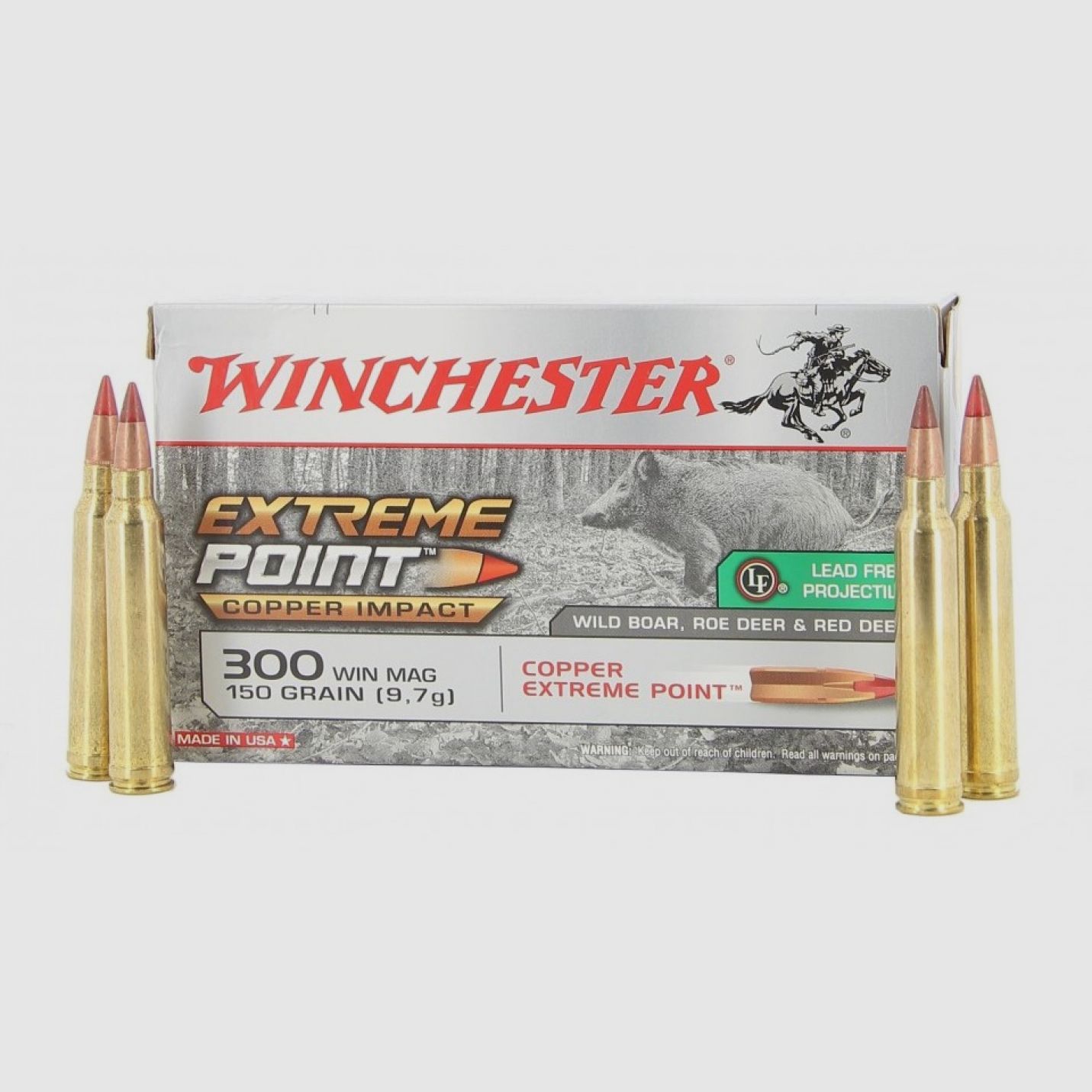 .300 Win Mag Extr Point senza piombo 9,7g / 150grs