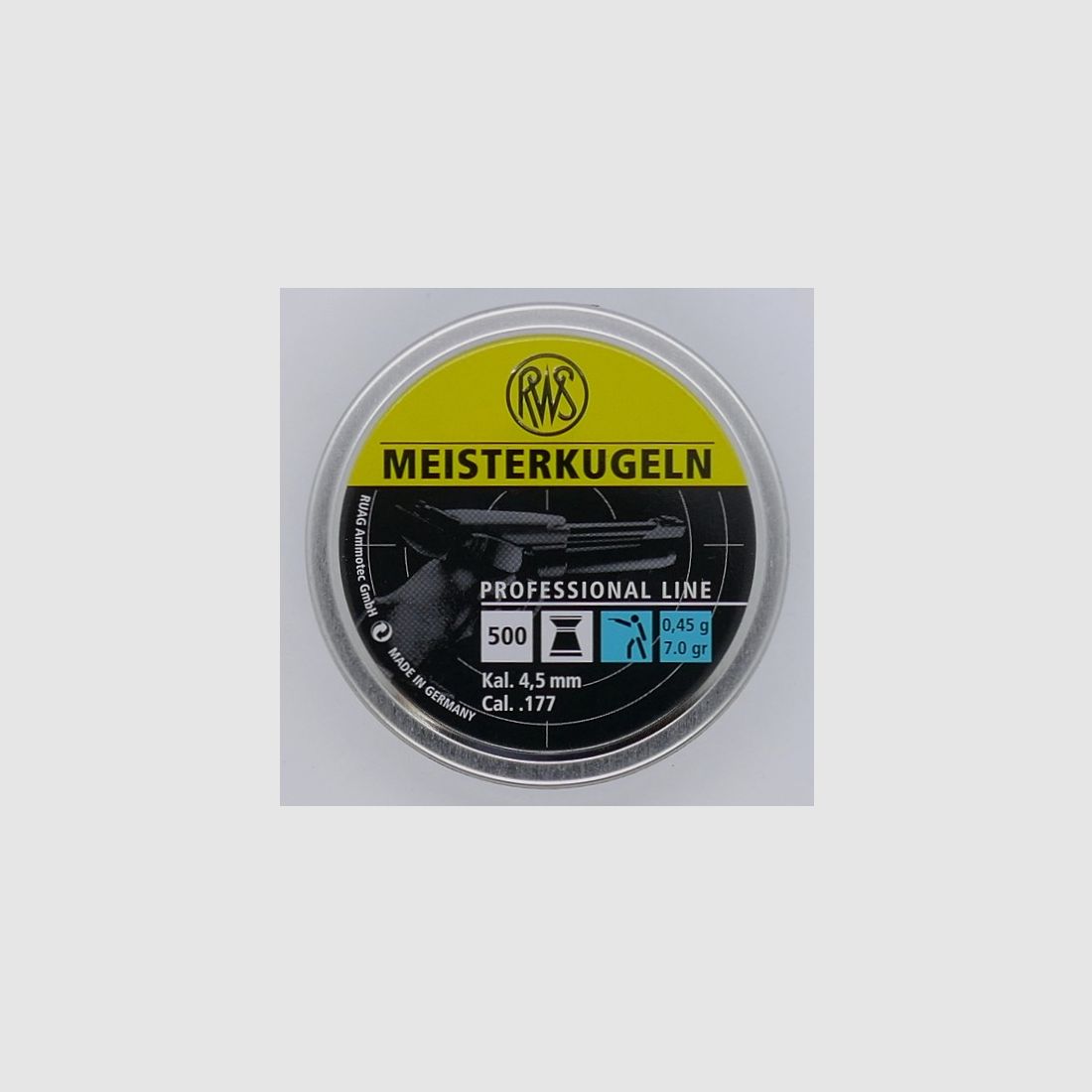 RWS Meisterkugeln Lupi 0,45 500 pz 4,50mm munizioni Diabolo