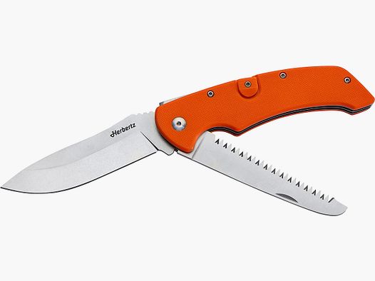 Cuchillo de bolsillo Herbertz de 2 piezas con sierra para huesos y madera