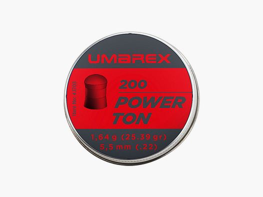 Umarex Power Ton Diabolos Rundkopf Kaliber 5,5 mm 1,64 g - 200 Stück/ Dose