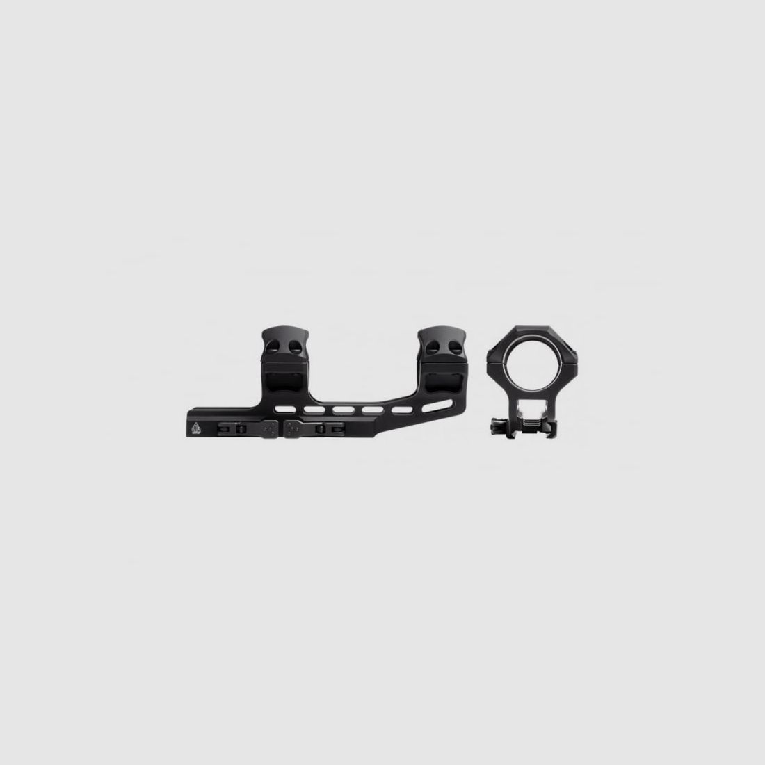 UTG Accu-Sync QR 30 mm hohe Picatinny-Montageringe mit 50 mm Versatz, Schwarz, Bild 3 von 5