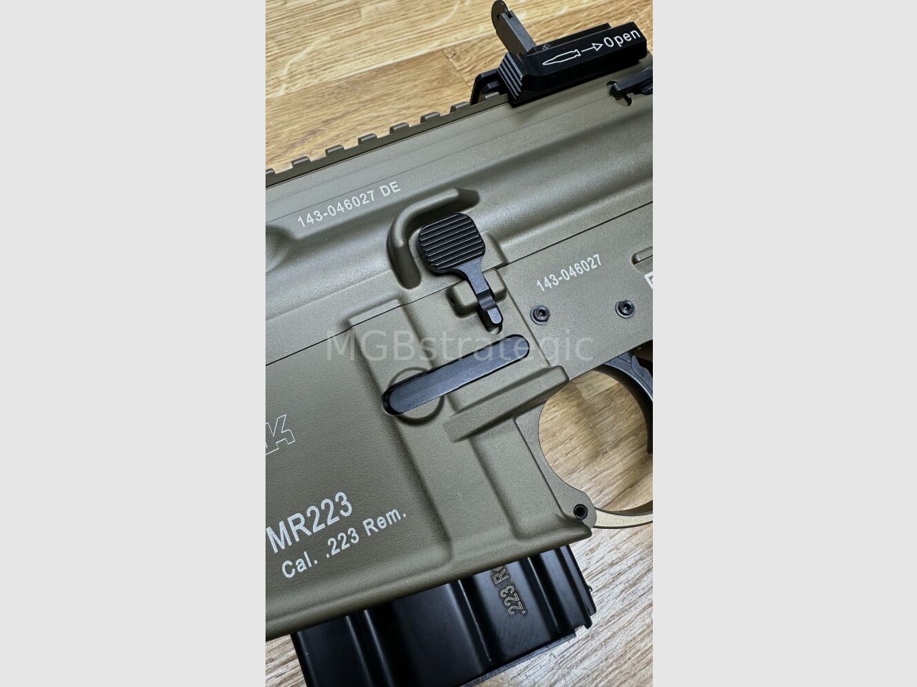 Heckler & Koch MR223 A3 G95K upgrades 14.5" barrel semi-automatic rifle .223Rem civilian version H&K G95K with G95K upgrades / HK416 H&K 416 / MR 223 A3